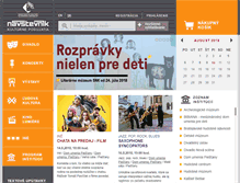 Tablet Screenshot of navstevnik.sk